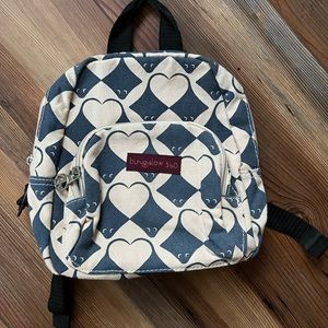Toddler Canvas Backpack, Stingray Print